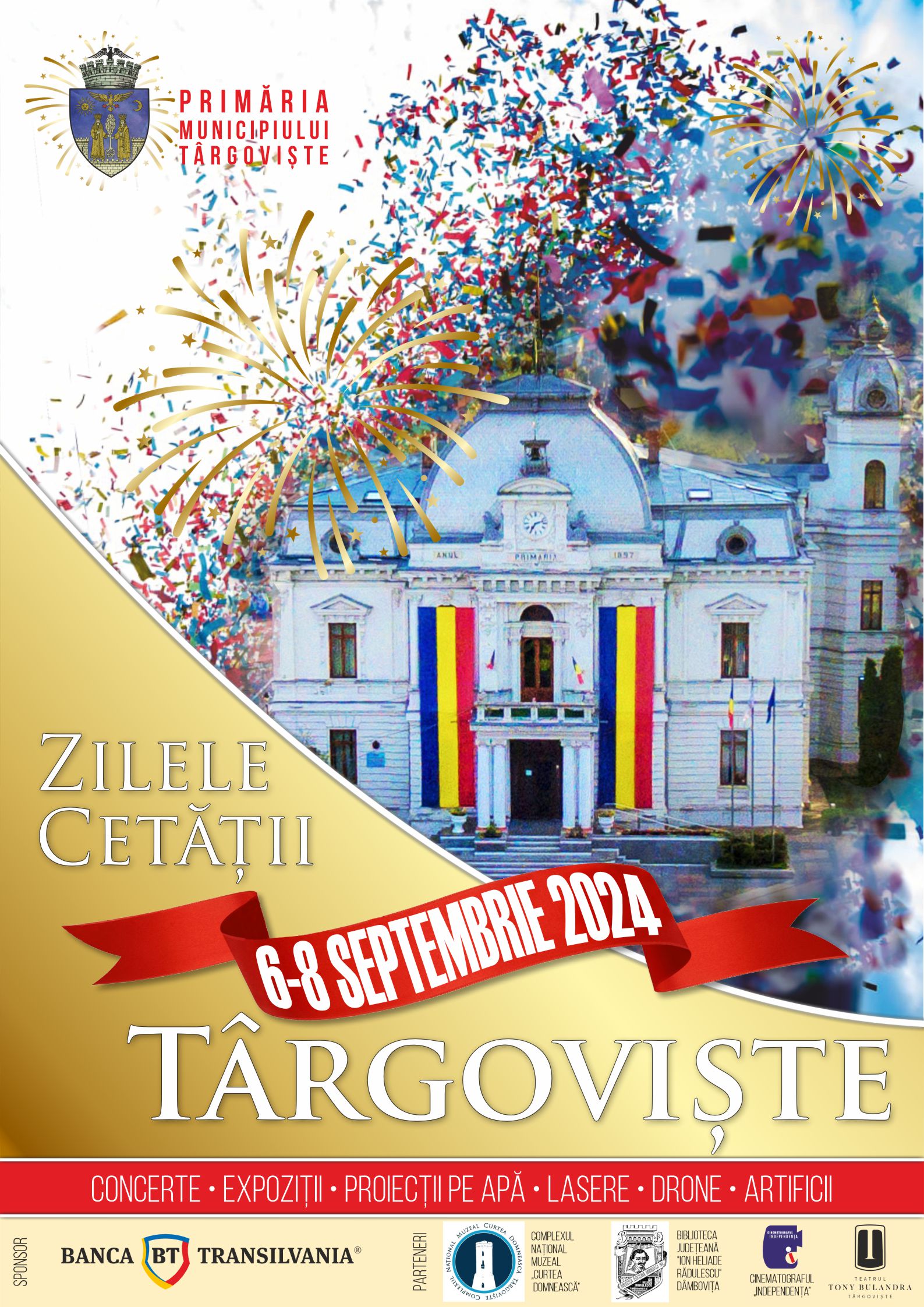 Zilele Cetății Târgoviște, 6-8 septembrie. Maraton de evenimente, concerte și surprize pentru toate vârstele și gusturile.