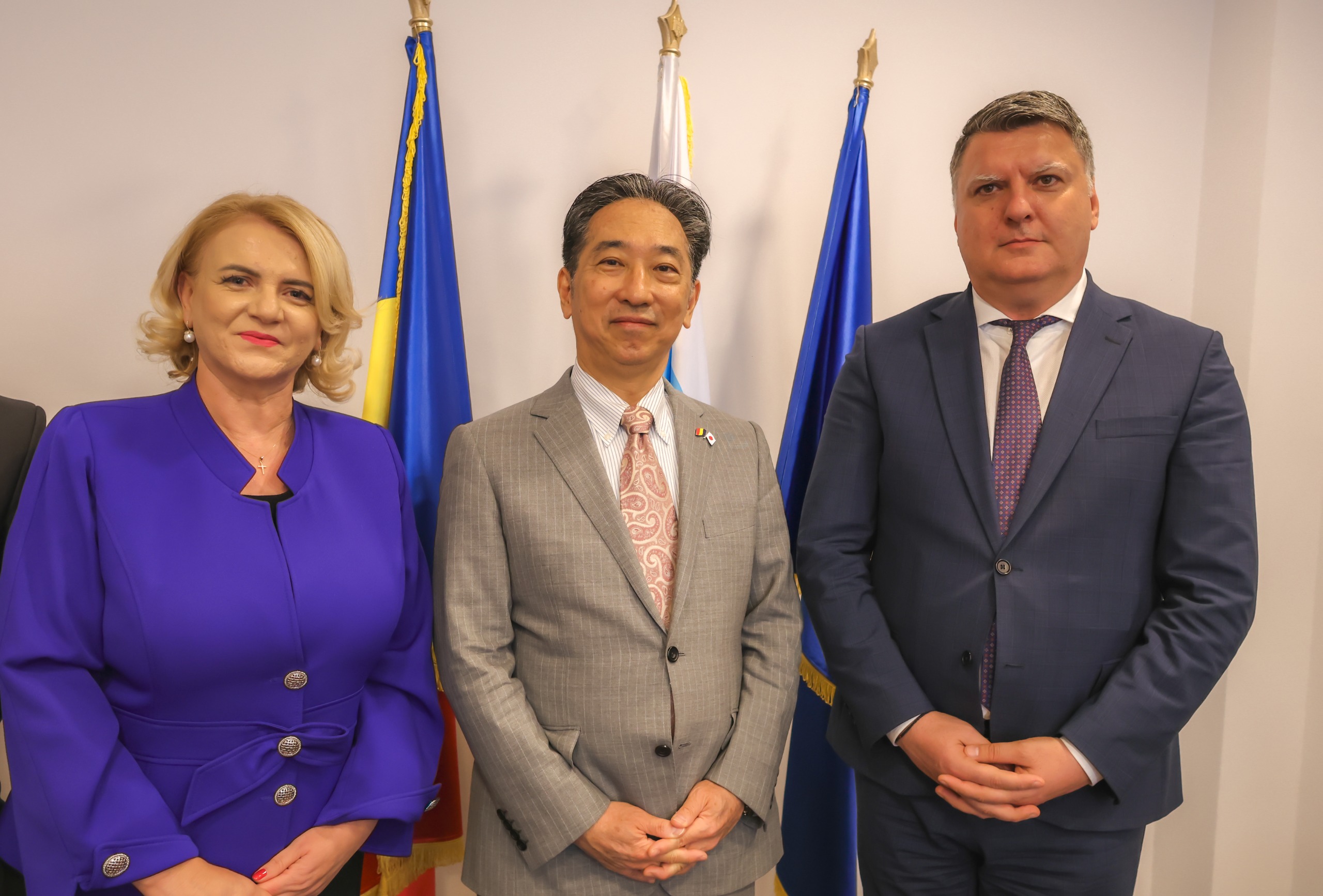 Excelența Sa, Katae Takashi, Ambasadorul Japoniei în România, vizită la Universitatea „Valahia” din Târgoviște.