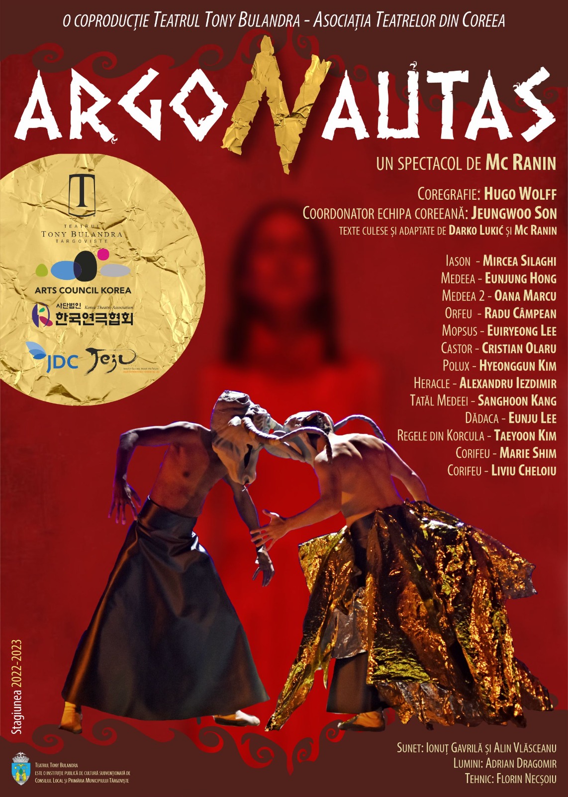 ARGONAUTAS, coproducția româno-coreană care deschide Festivalul Artelor Spectacolului BABEL