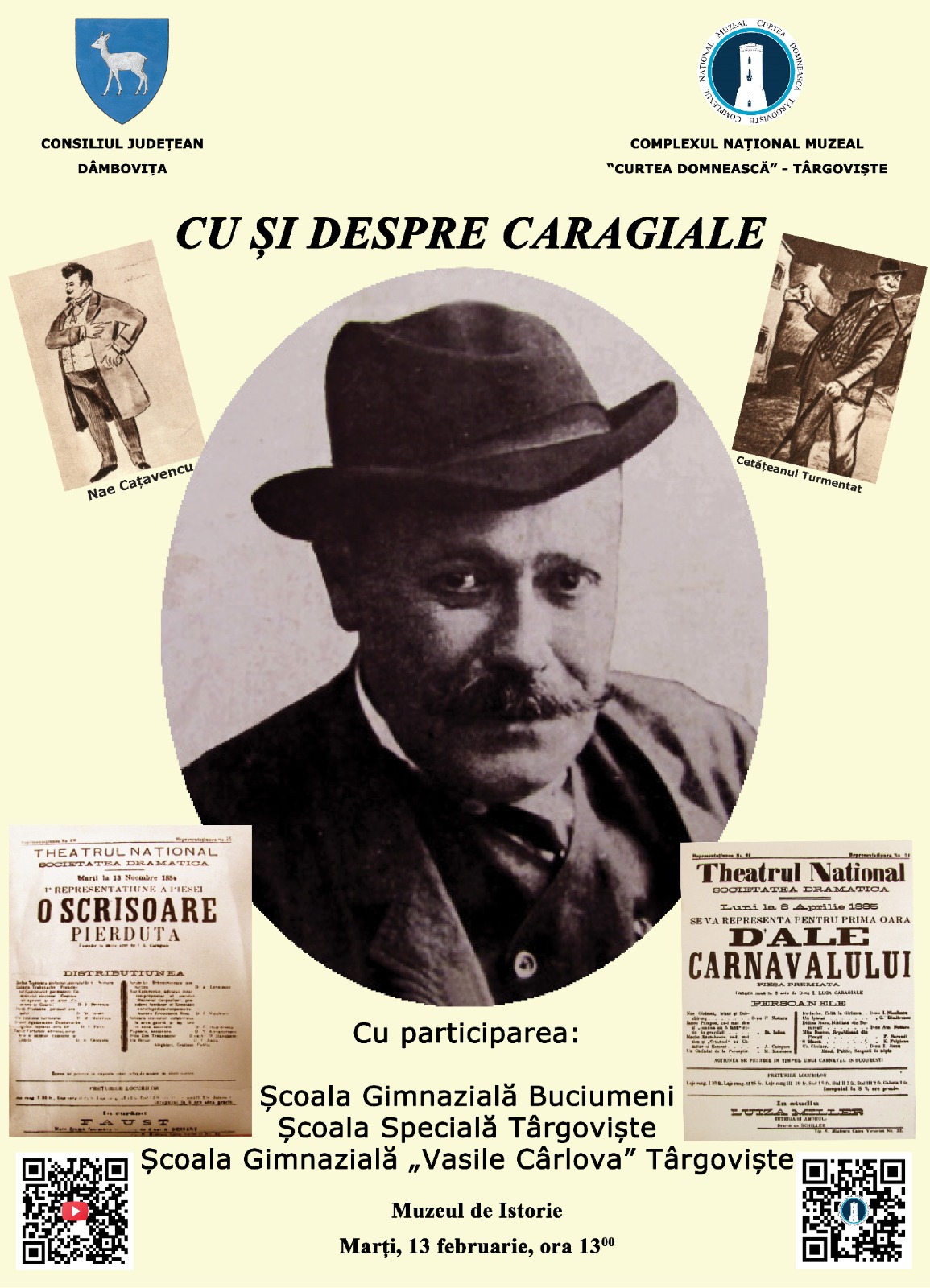 Proiectul cultural „Cu şi despre Caragiale”, ediţia a VIII-a.