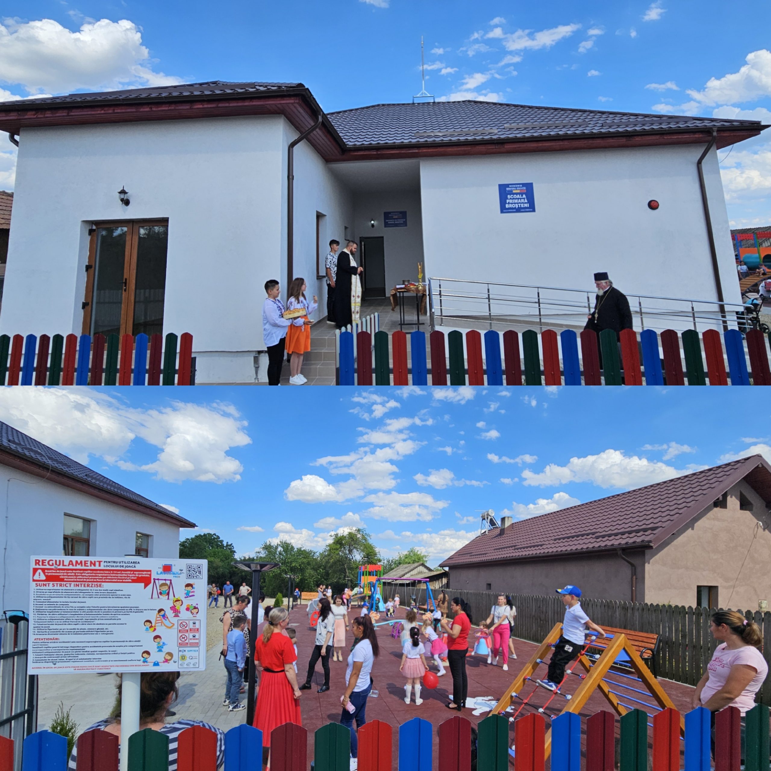 Unitate de învățământ și loc de joacă inaugurate de 1 iunie la Produlești.